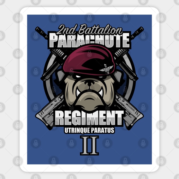 Parachute Regiment - 2nd Battalion Sticker by TCP